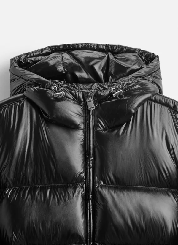 100% down puffer jacket - protecting the wind for a luxurious fit