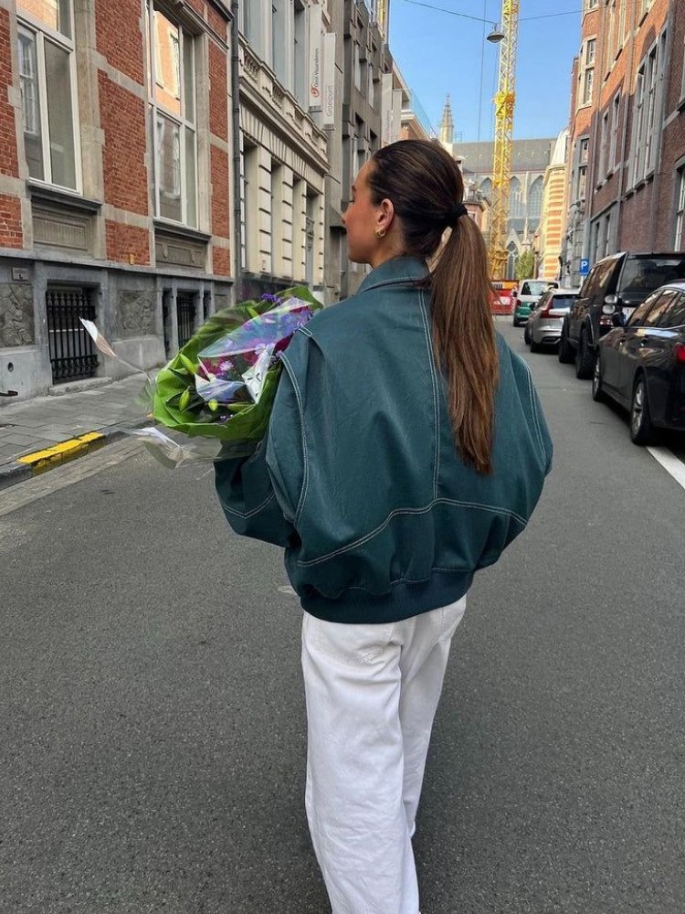 Sara Modieuze Bomber Jacket