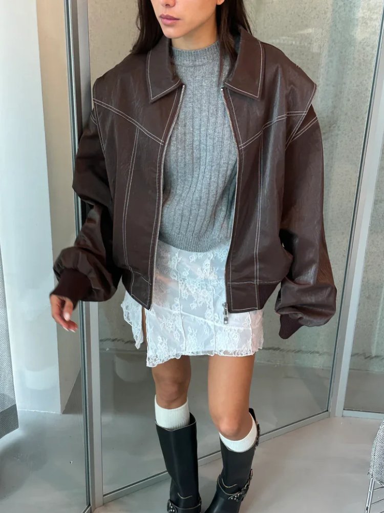 Sara Modieuze Bomber Jacket