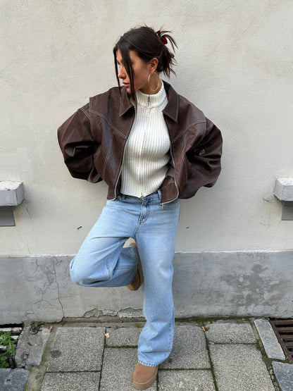 Sara Modieuze Bomber Jacket